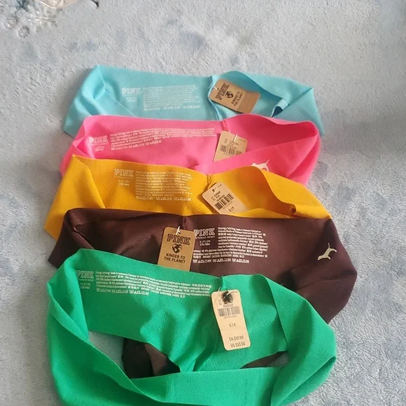 Victoria Secret 5 PINK No Show Thongs  No Show Thong Panty Sz Small - Picture 7 of 7